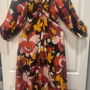 Maeve Autumn Floral Long Sleeve Dress
